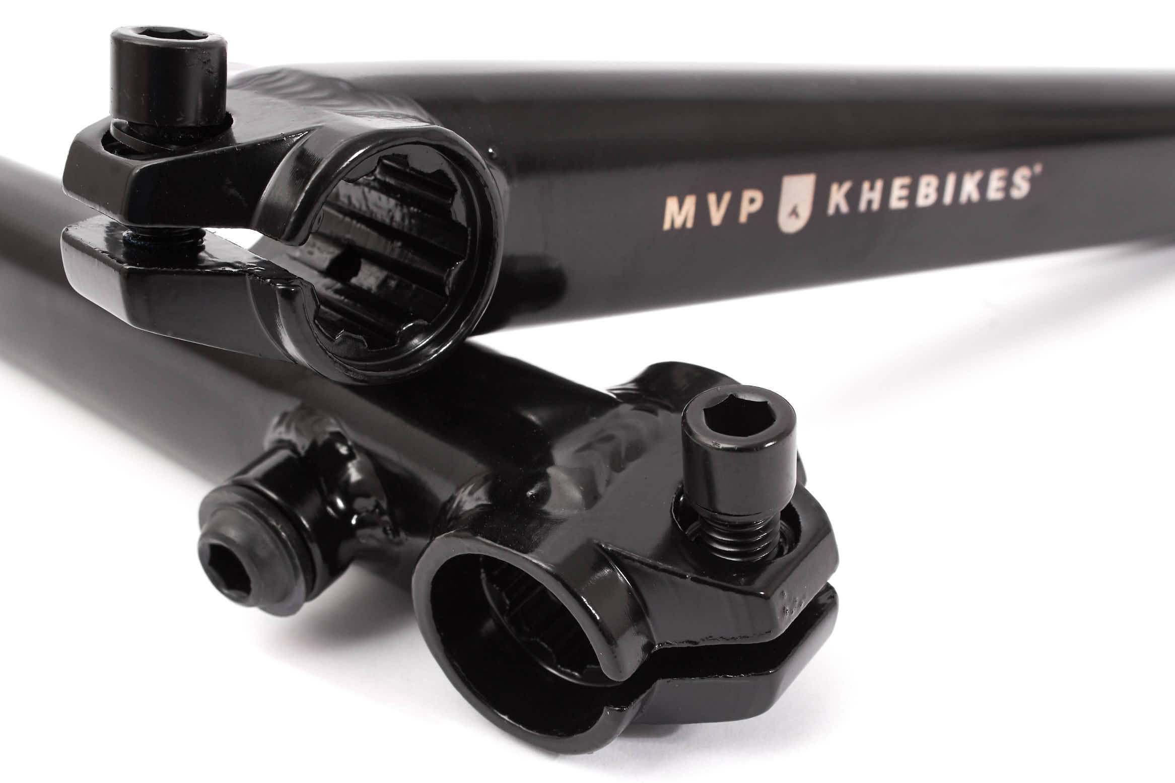 Korba BMX KHE MVP 8T US BB 170 mm, czarny