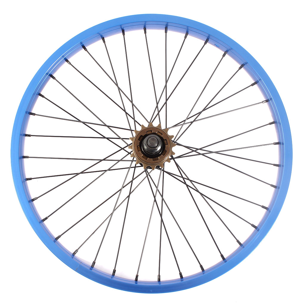 Tylne koło BMX KHE PRISM 20″, niebieskie