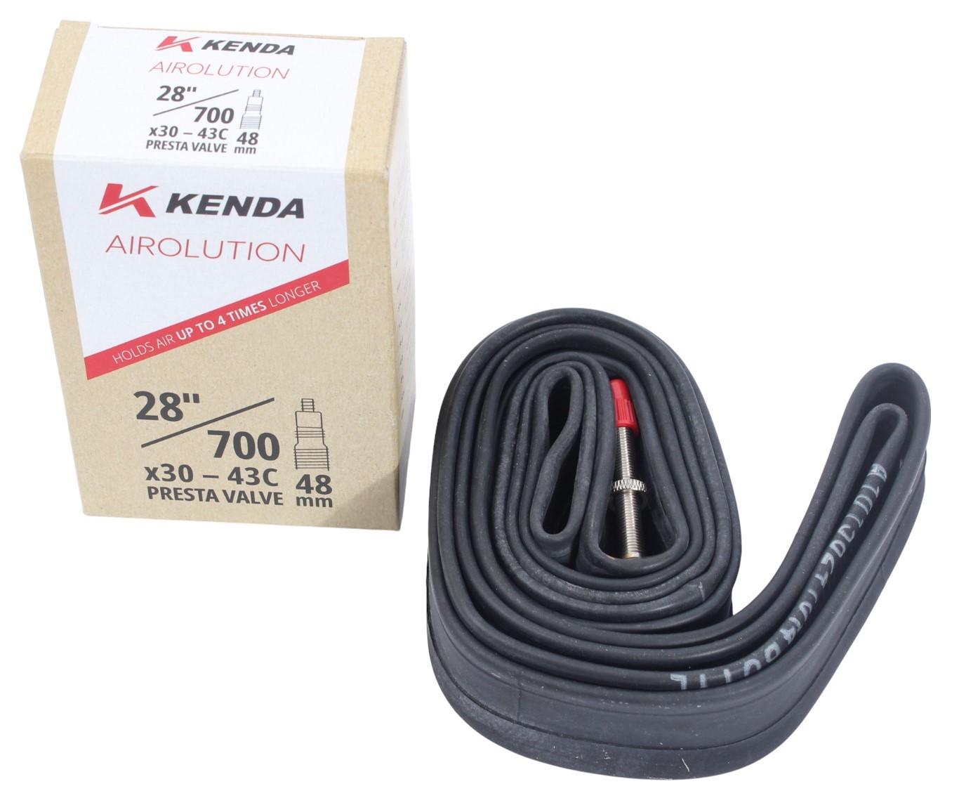 Bicycle Tube KENDA Airolution 28 Inch / 700 x 30 - 43C (48mm FV)