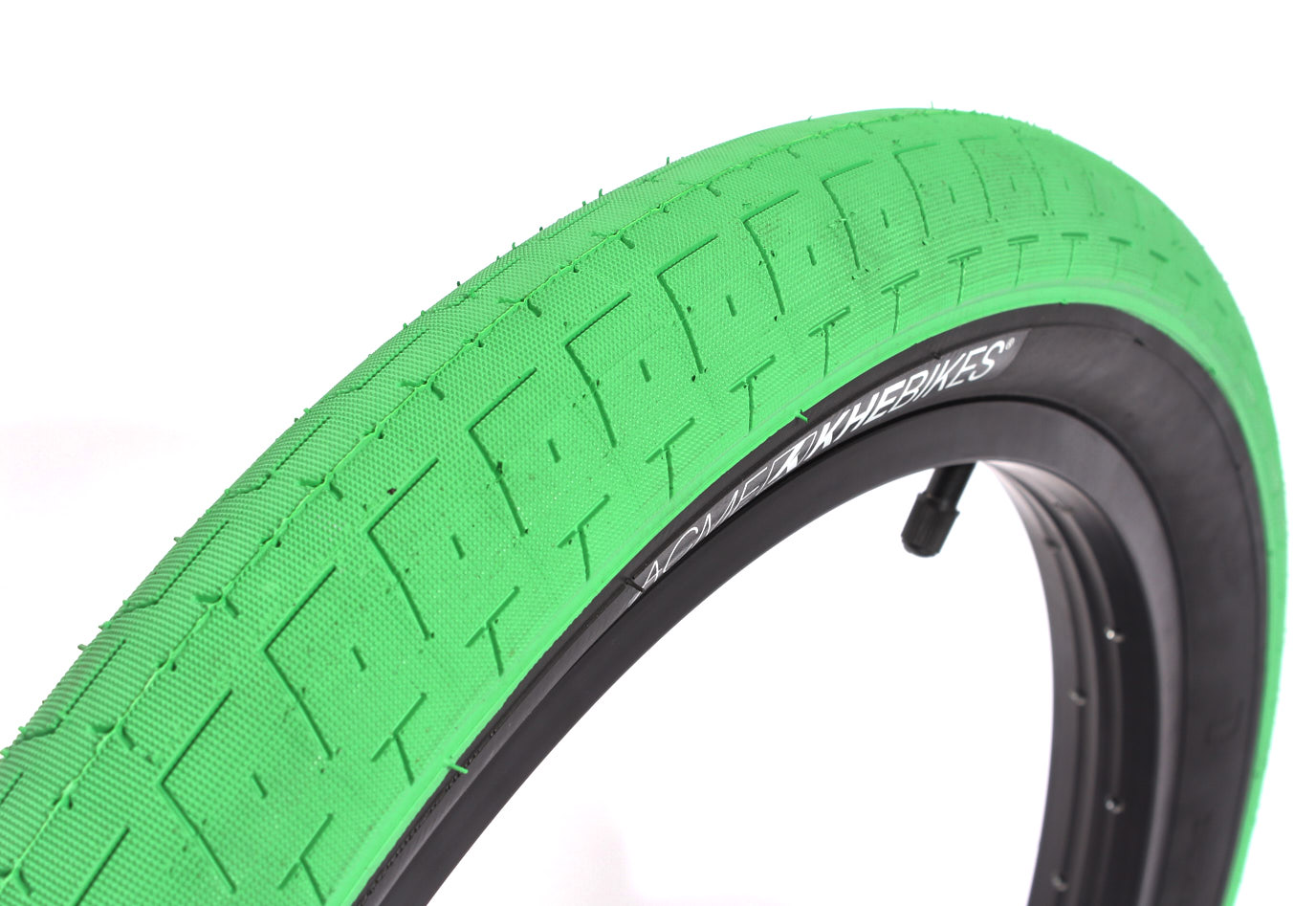 Opona BMX KHE ACME 20 × 2,40″, zielono-czarna