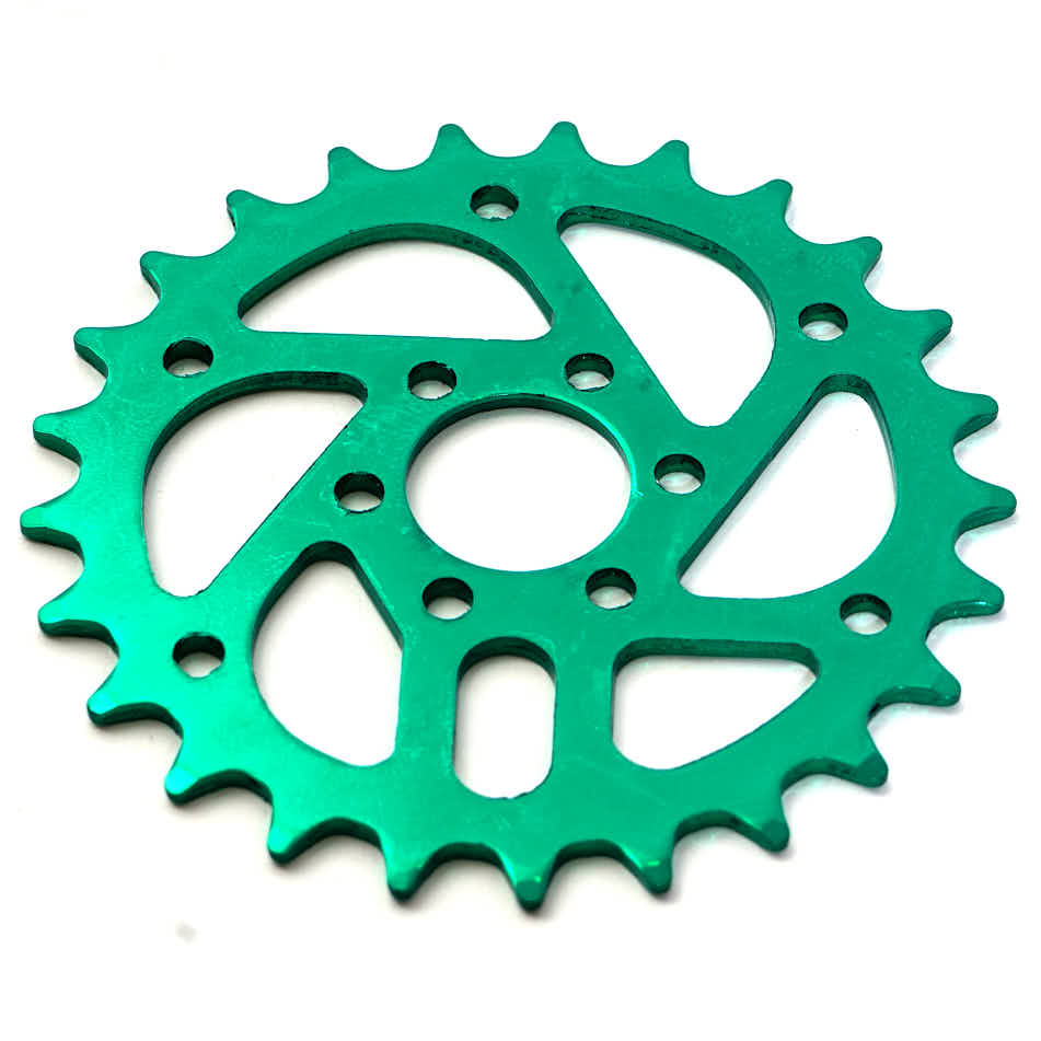 Zębatka BMX KHE MVP 25T, zielona