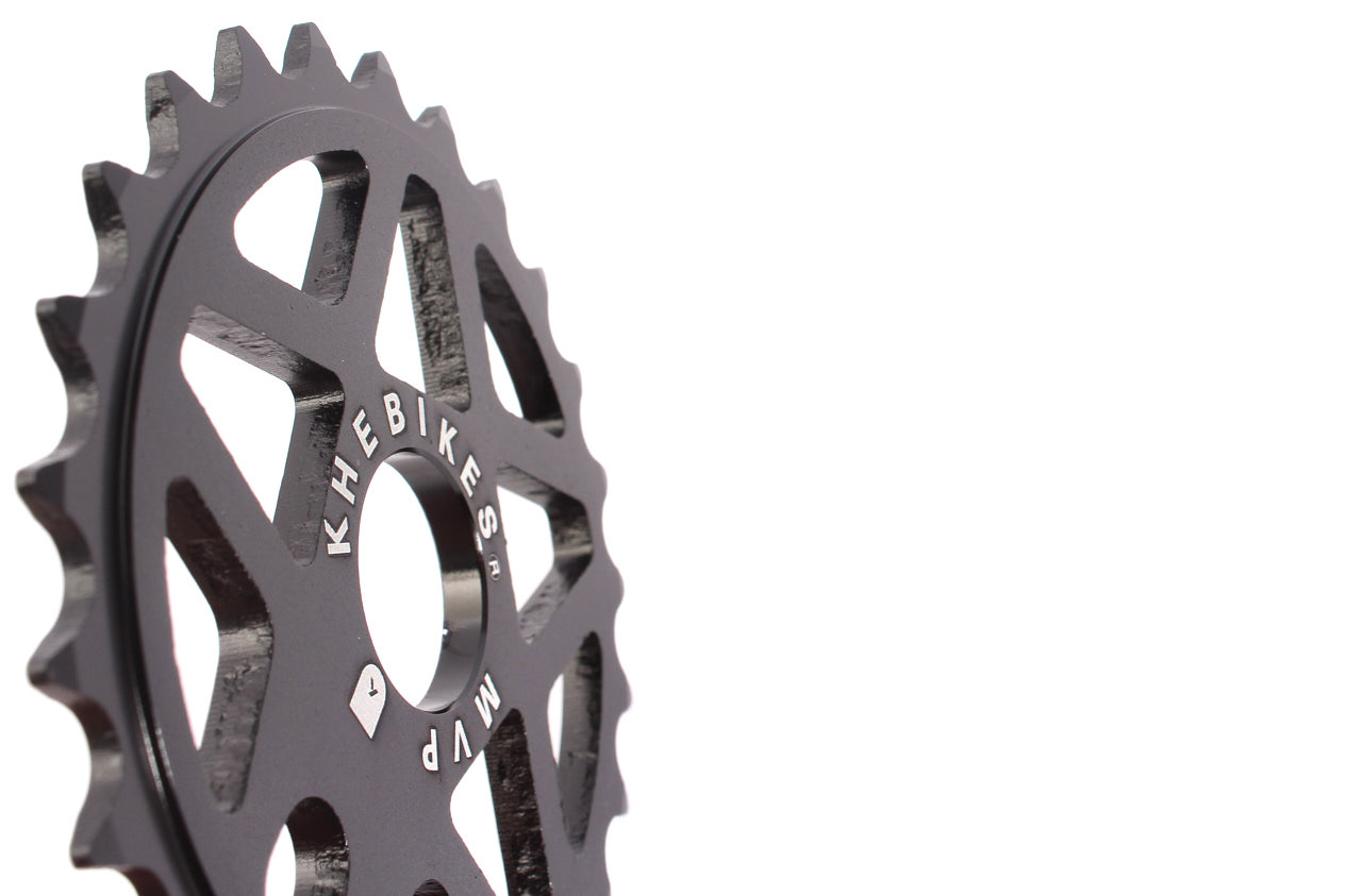 Zębatka BMX KHE MVP Alu 25T, matowa czerń