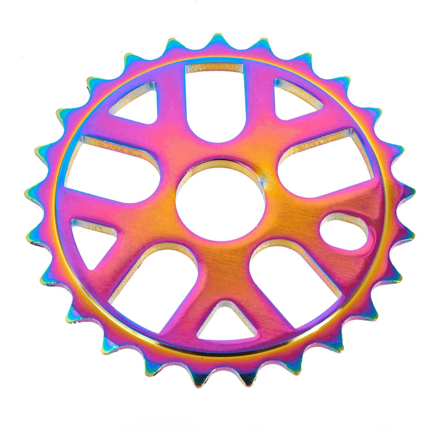 Zębatka BMX KHE MVP Alu 25T, Oil Slick