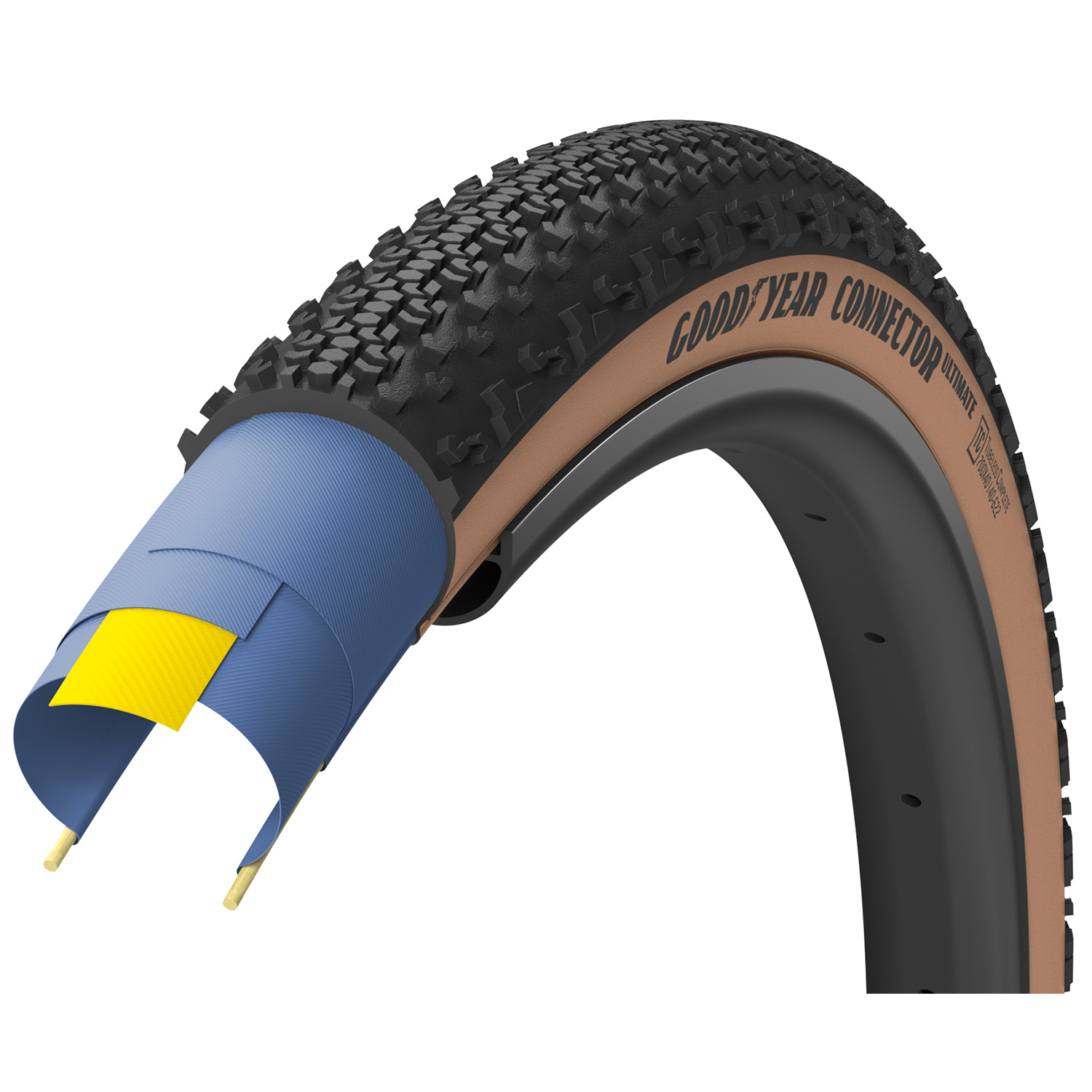 Opona gravel Goodyear Connector TC 700 × 35C