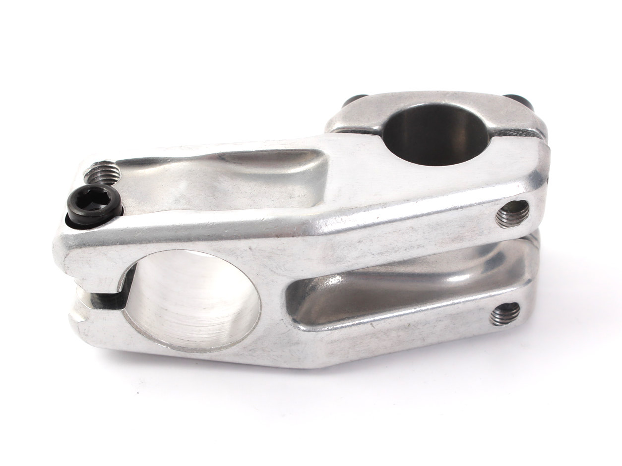 Mostek BMX KHE Freestyle Toploader 50 mm, srebrny