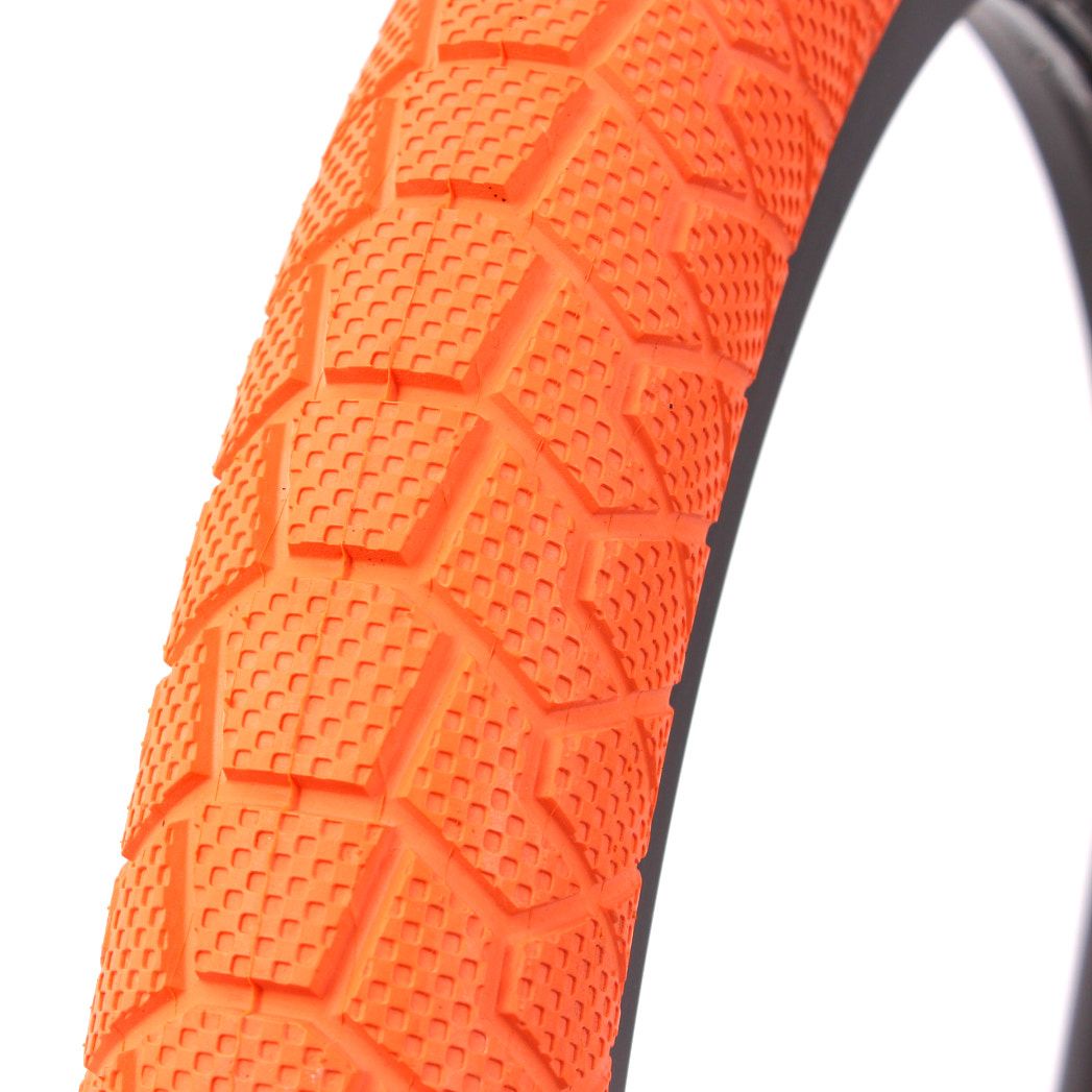 BMX tire set KENDA 20 inch x 1.95 inch orange + AV inner tube
