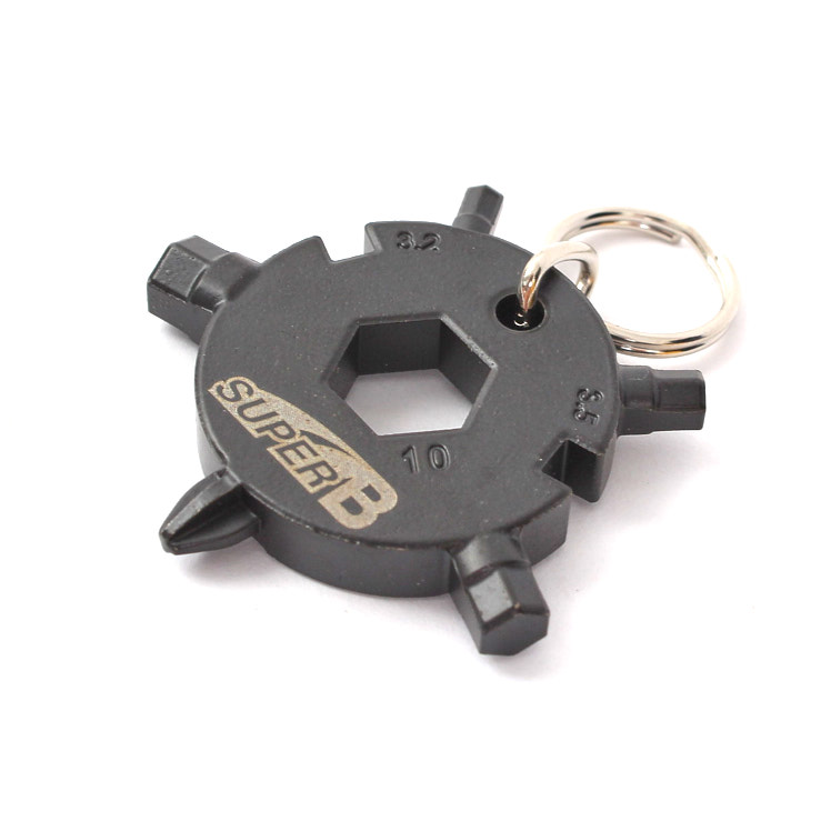 Multitool brelok SUPER B, 8 funkcji