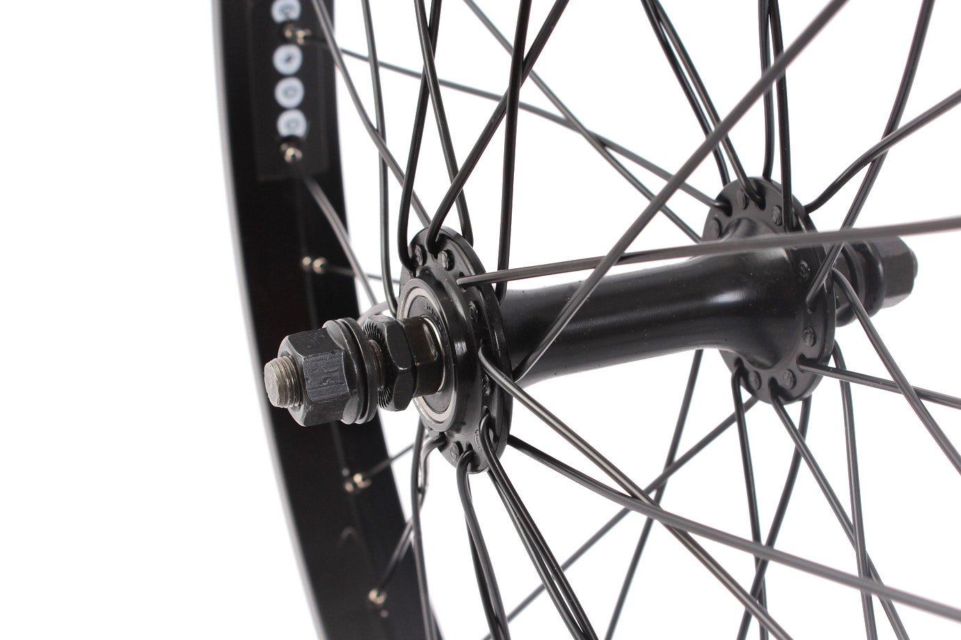 Zestaw kół BMX KHE MVP BIG400 20 cali 10 mm / 14 mm S/B