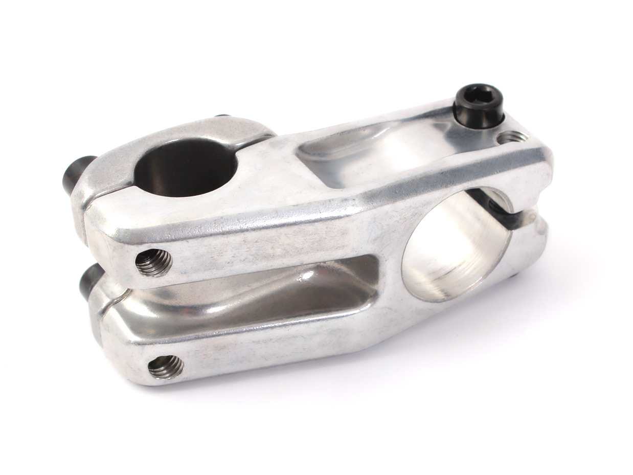 Mostek BMX KHE Freestyle Toploader 50 mm, srebrny