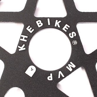 Zębatka BMX KHE MVP Alu 25T, matowa czerń