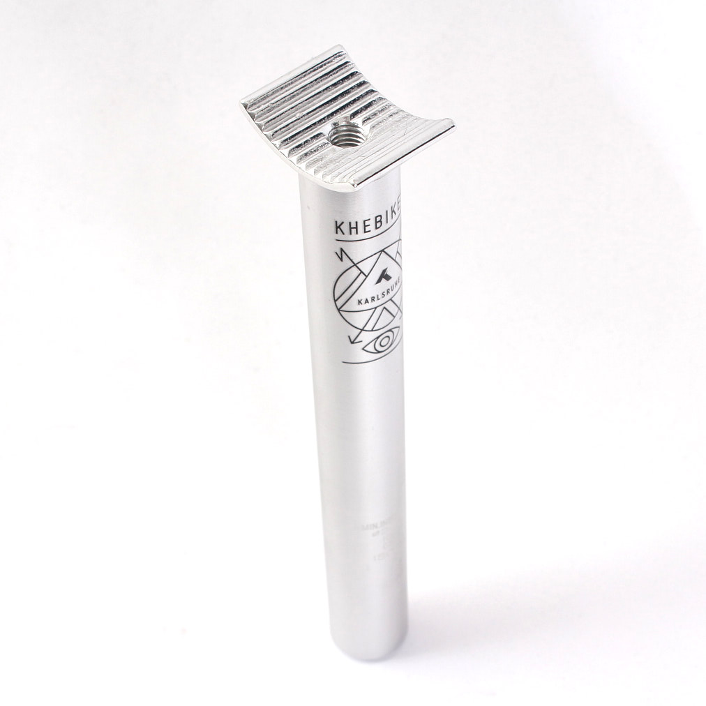Sztyca BMX KHE Pivotal 25,4 × 200 mm, srebrna