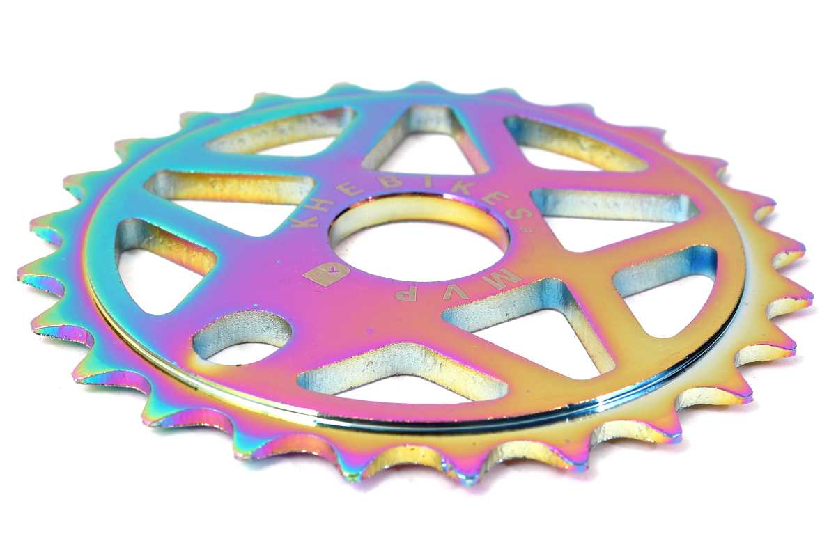 Zębatka BMX KHE MVP Alu Star 25T, Oil Slick