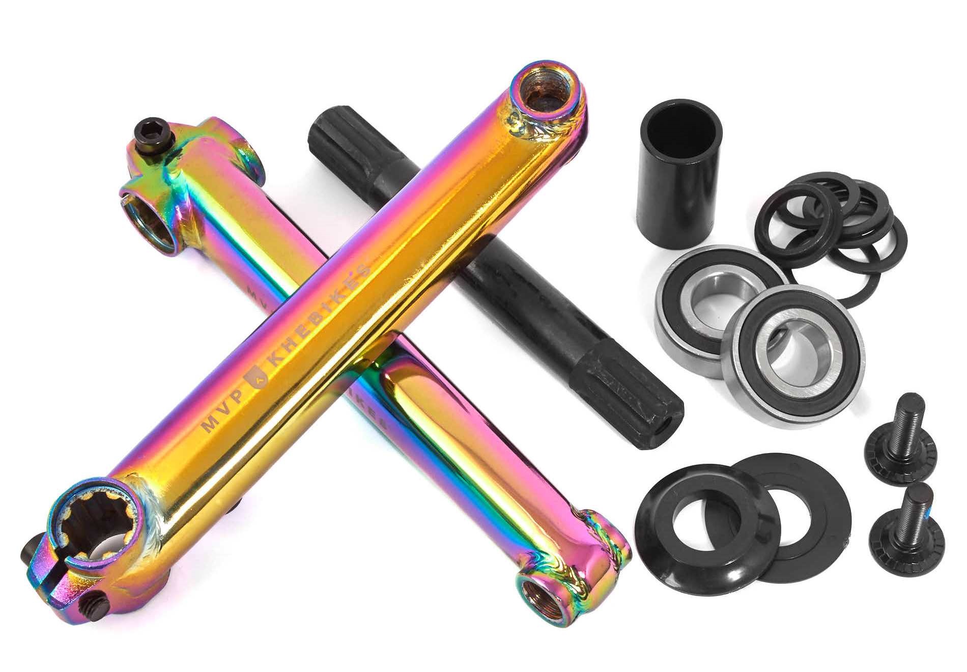 Korba BMX KHE MVP 8T MID BB 170 mm, Oil Slick