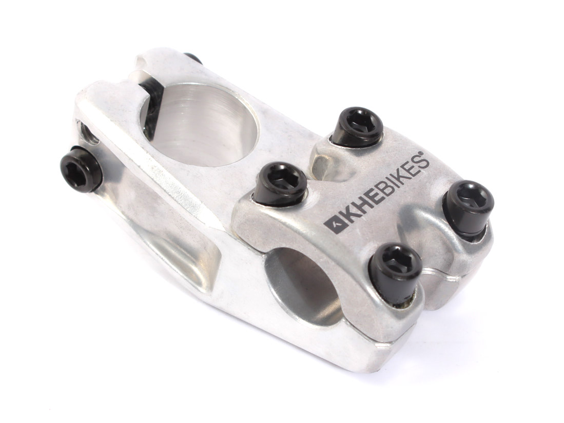 Mostek BMX KHE Freestyle Toploader 50 mm, srebrny