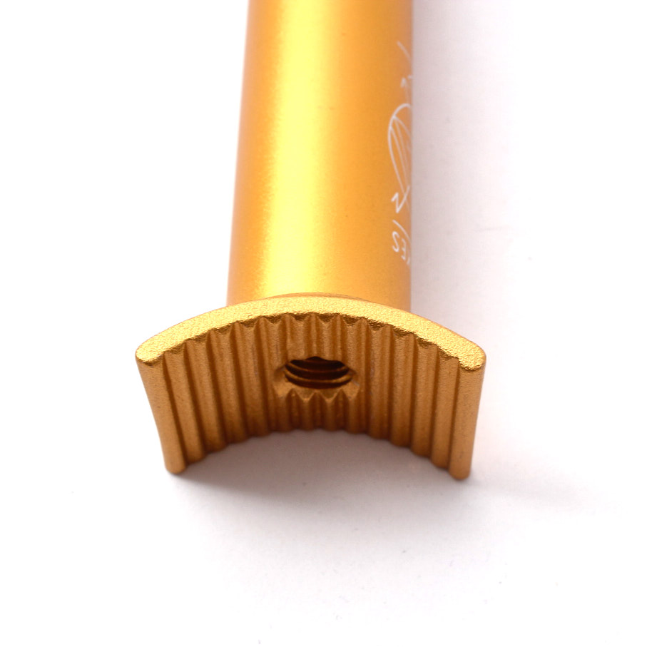 Sztyca BMX KHE Pivotal 25,4 × 200 mm, złota
