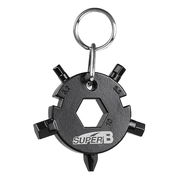 Multitool brelok SUPER B, 8 funkcji