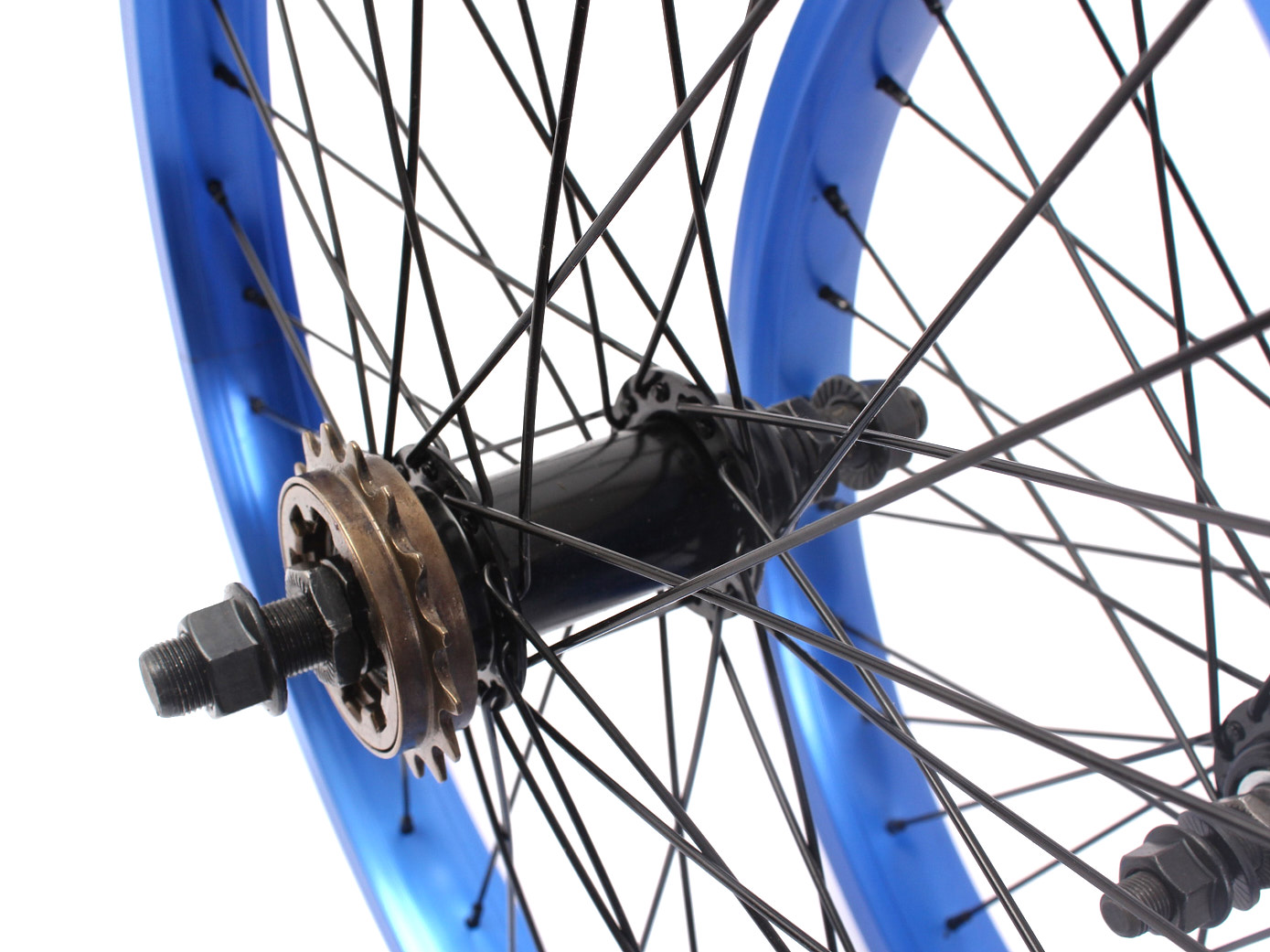 Zestaw kół BMX KHE PRISM 20 cali niebieski