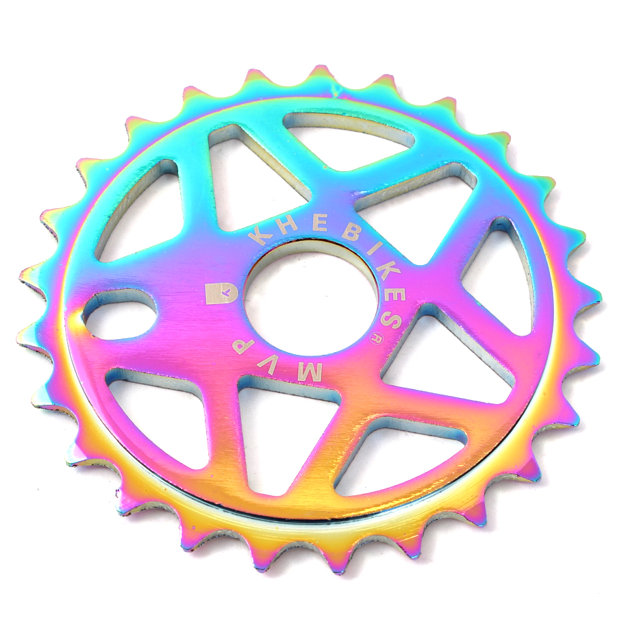 Zębatka BMX KHE MVP Alu Star 25T, Oil Slick