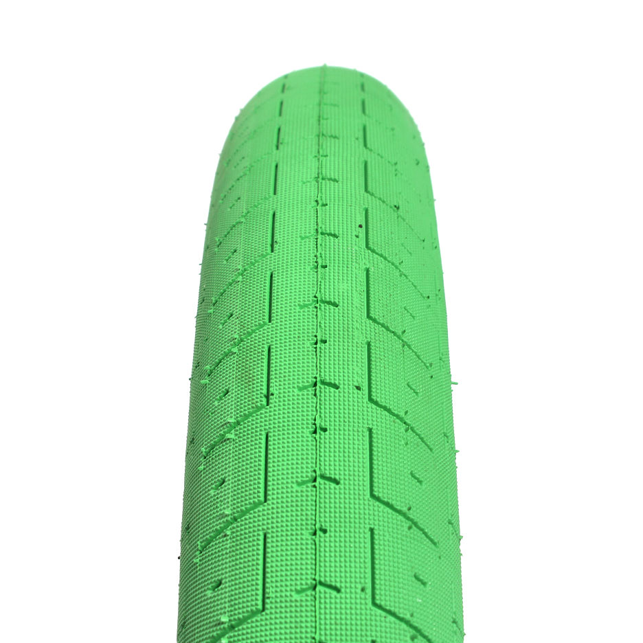 Opona BMX KHE ACME 20 × 2,40″, zielono-czarna