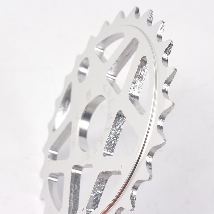 Zębatka BMX KHE MVP Alu 25T, matowe srebro