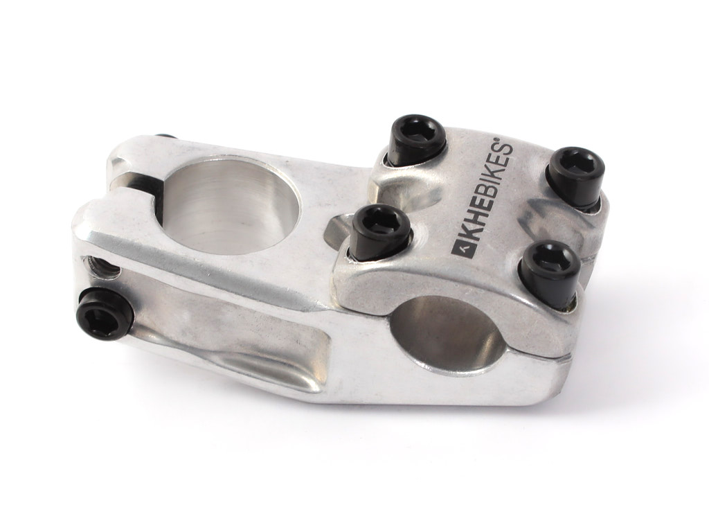 Mostek BMX KHE Freestyle Toploader 50 mm, srebrny