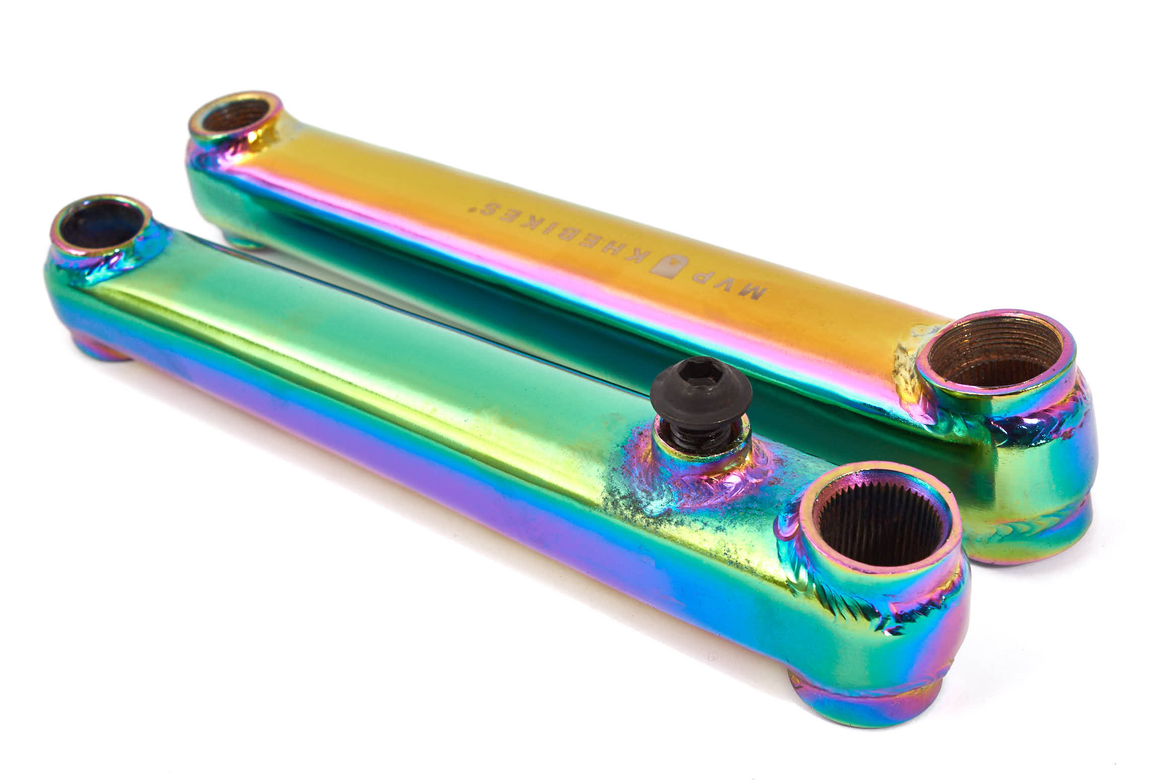 Ramiona korby BMX KHE MVP 48T 170 mm, Oil Slick