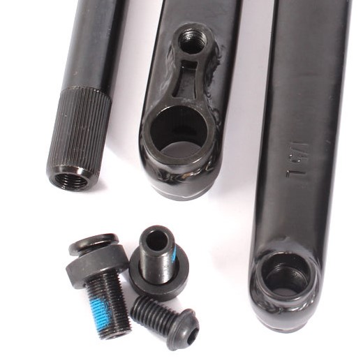 Korba BMX KHE MVP V2 48T 175 mm, czarna