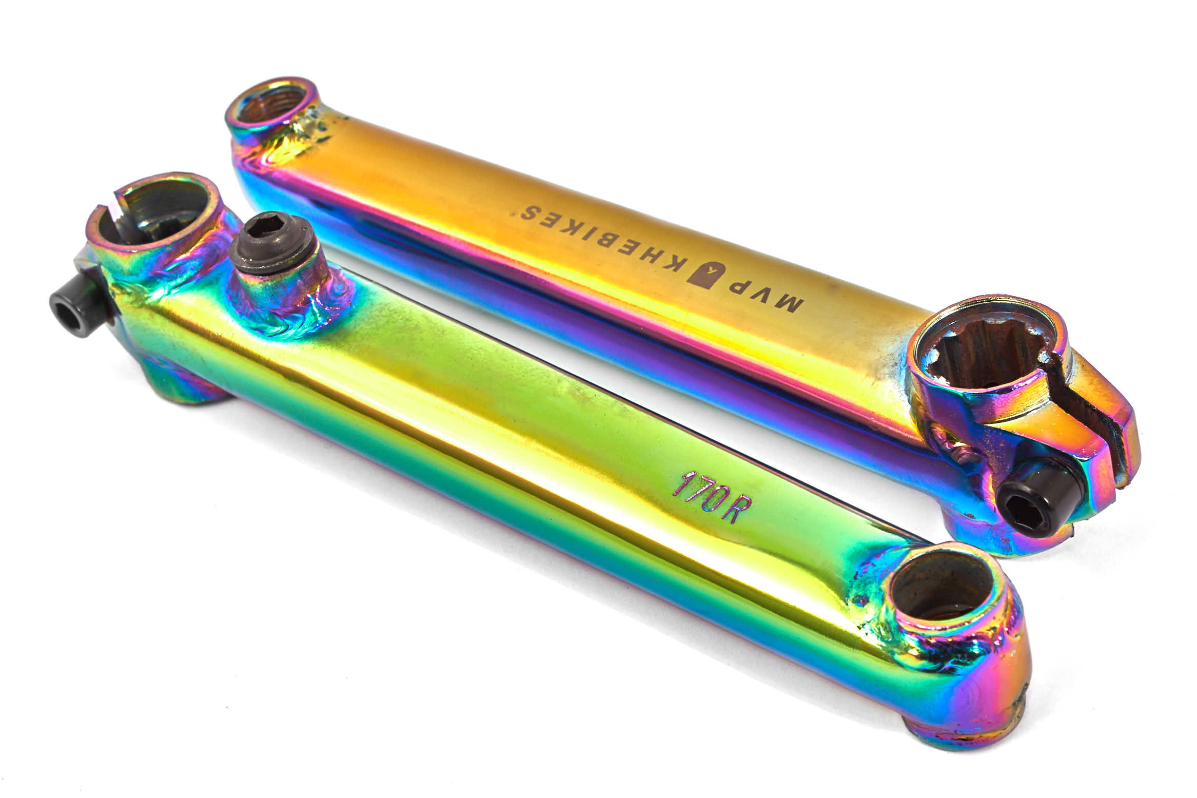 Ramiona korby BMX KHE MVP 8T 170 mm, Oil Slick