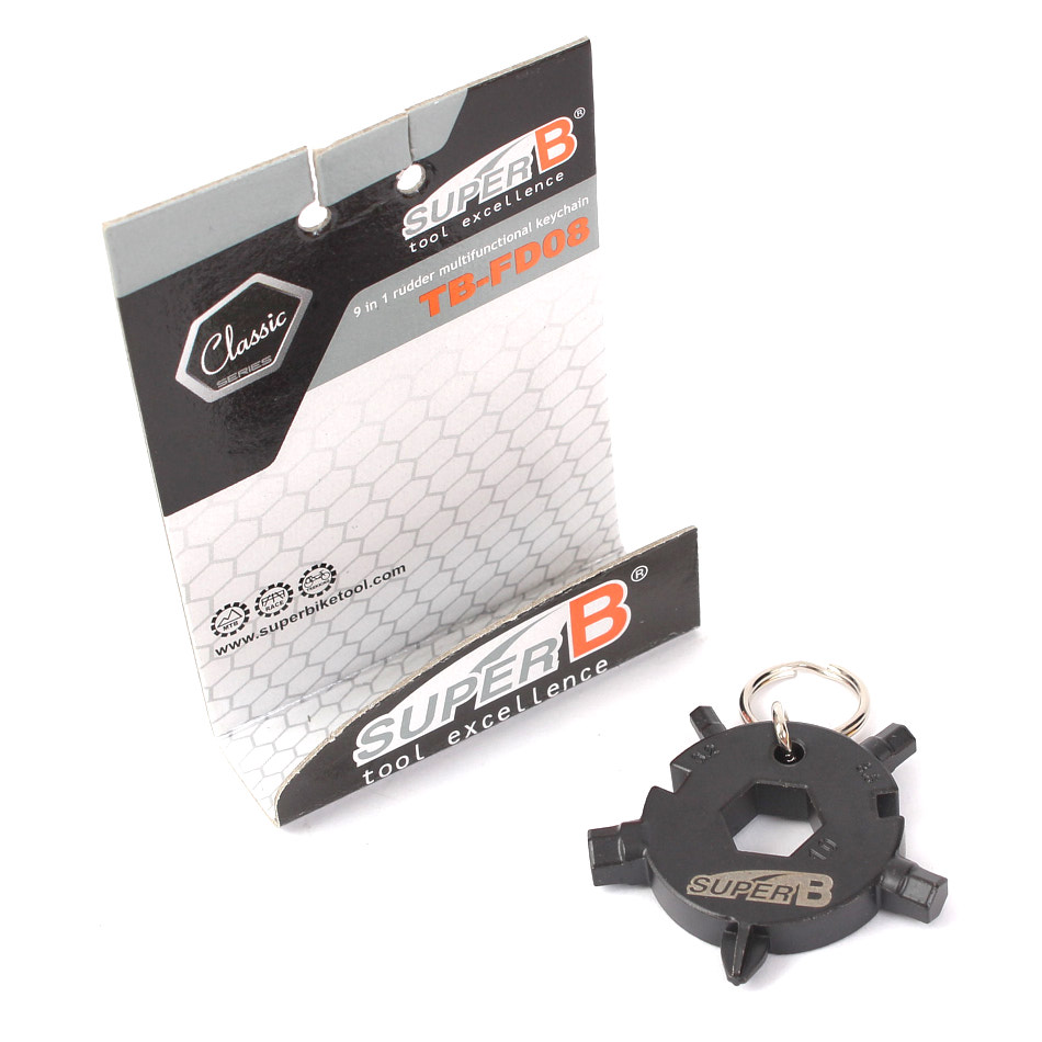 Multitool brelok SUPER B, 8 funkcji