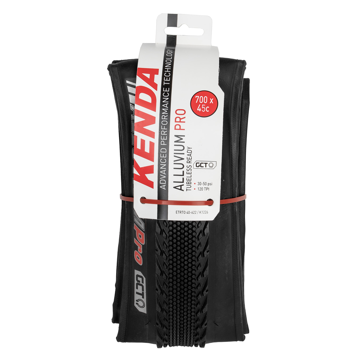 Opona gravel KENDA Alluvium Pro GCT 700 × 45C, czarna