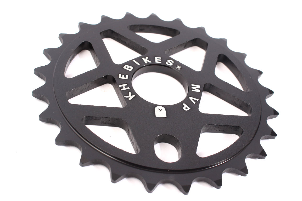 Zębatka BMX KHE MVP Alu 25T, matowa czerń