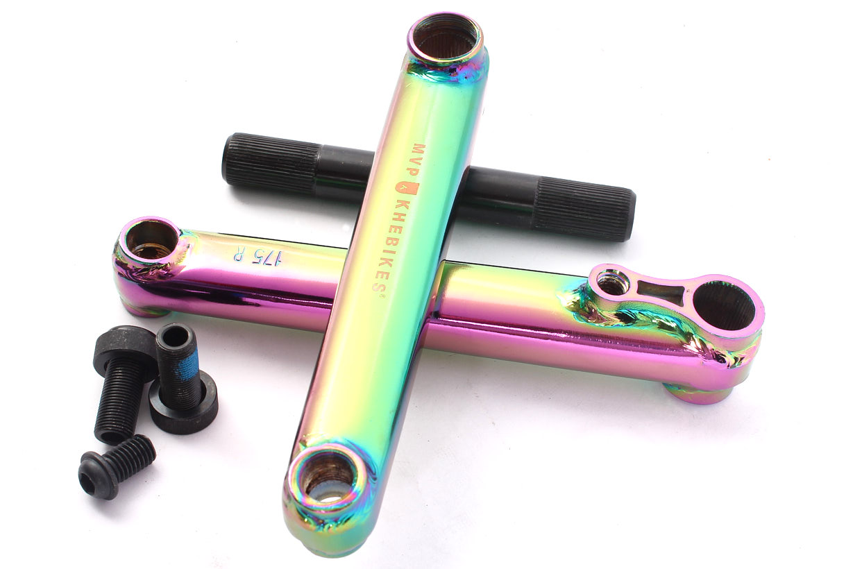 Korba BMX KHE MVP V2 48T 175 mm, Oil Slick