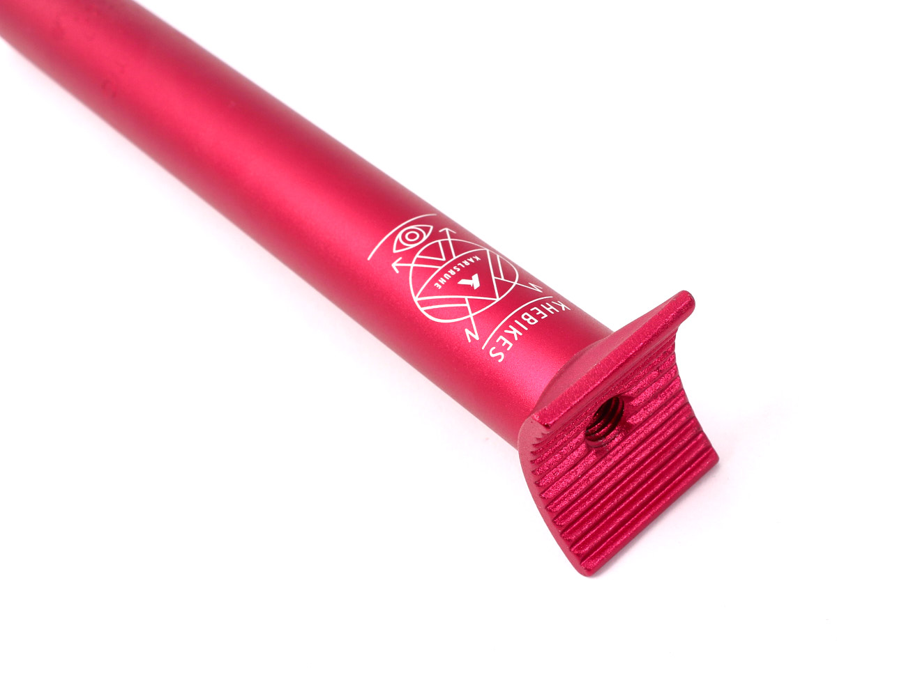 Sztyca BMX KHE Pivotal 25,4 × 200 mm, czerwona