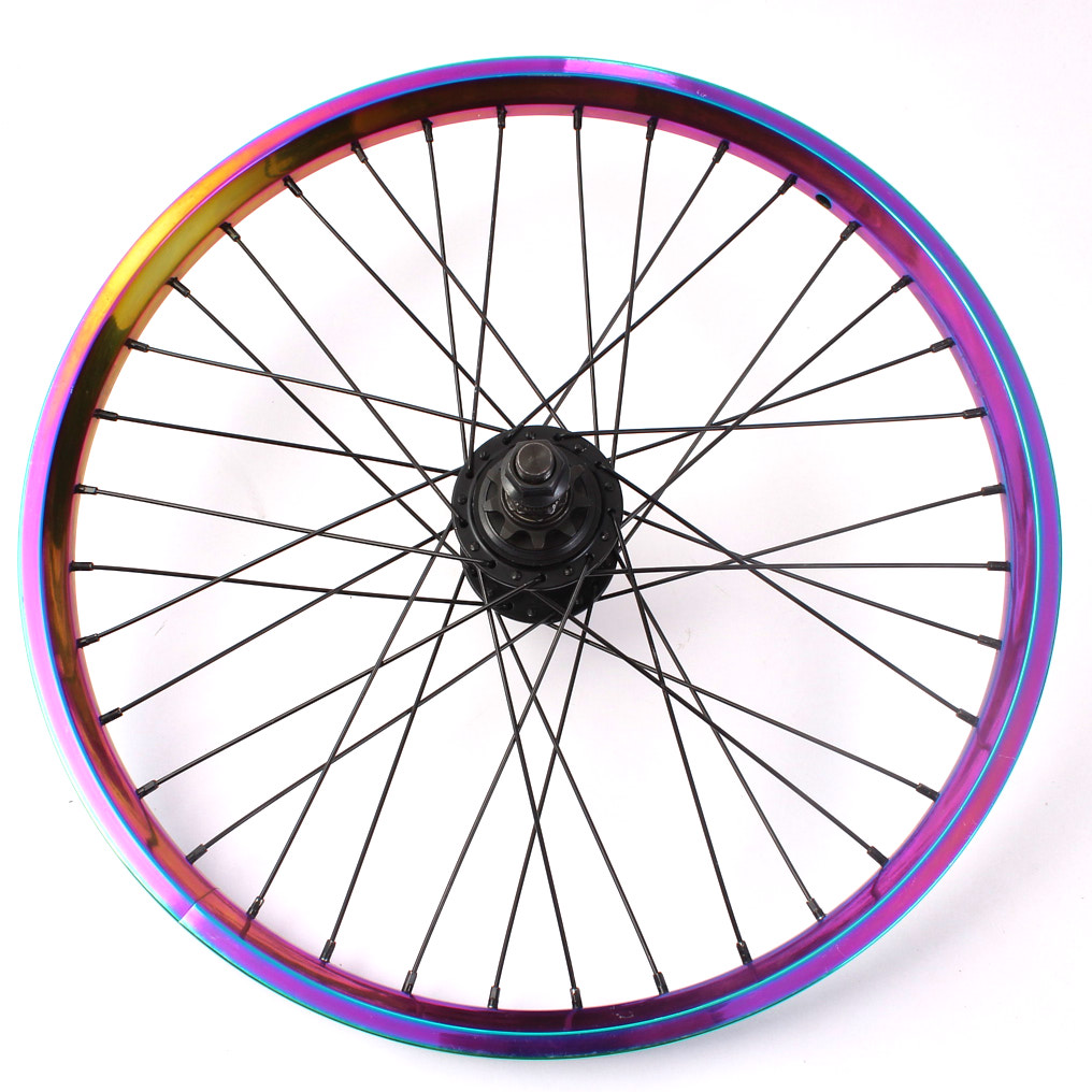 Tylne koło BMX KHE MVP 20″ Oil Slick 14 mm