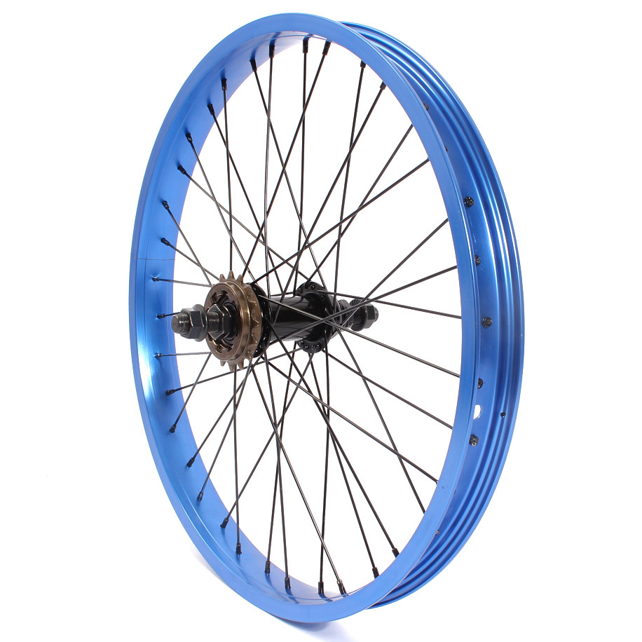 Tylne koło BMX KHE PRISM 20″, niebieskie