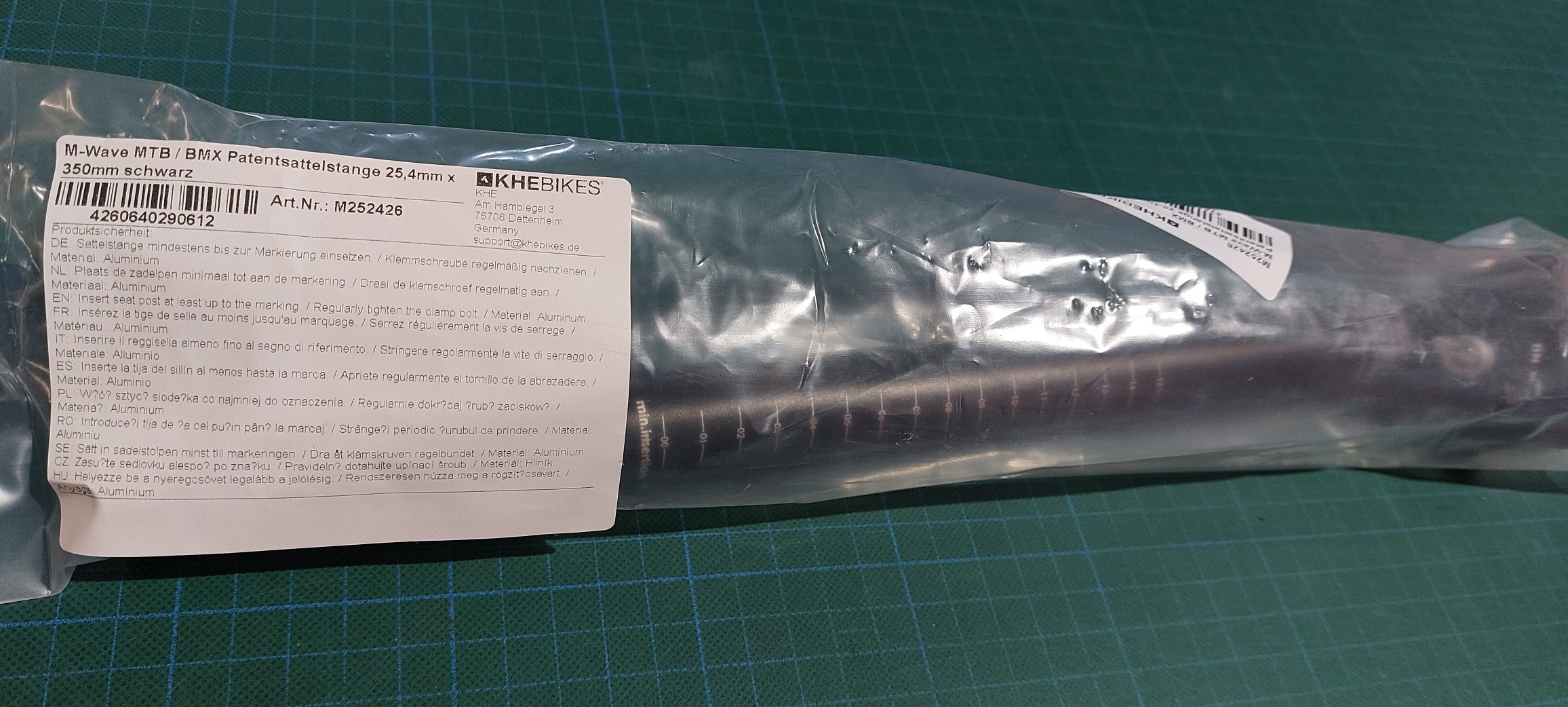 Sztyca M-WAVE na pręty 25,4 × 350 mm