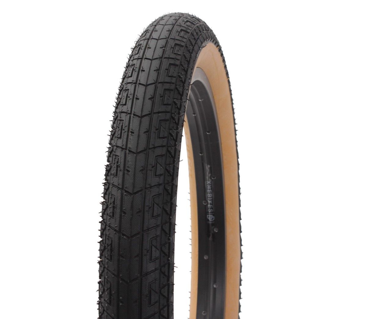 BMX tire set UNITED Gum 20 inch x 2.25 inch + AV inner tube