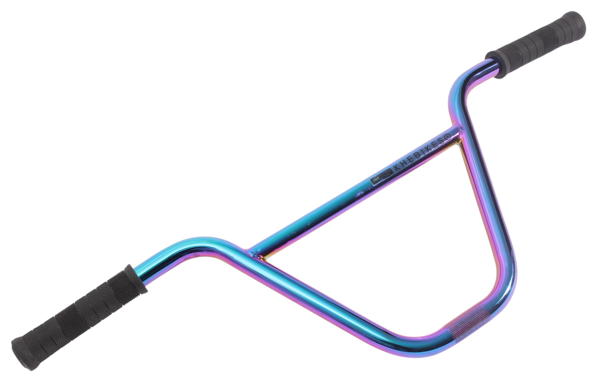 BMX Lenker KHE MVP 9 Zoll oil slick + KHE Pyramide Griffe