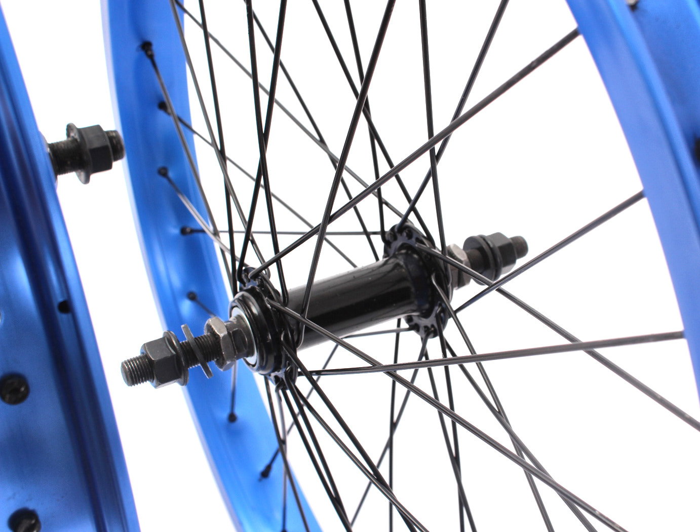 Zestaw kół BMX KHE PRISM 20 cali niebieski
