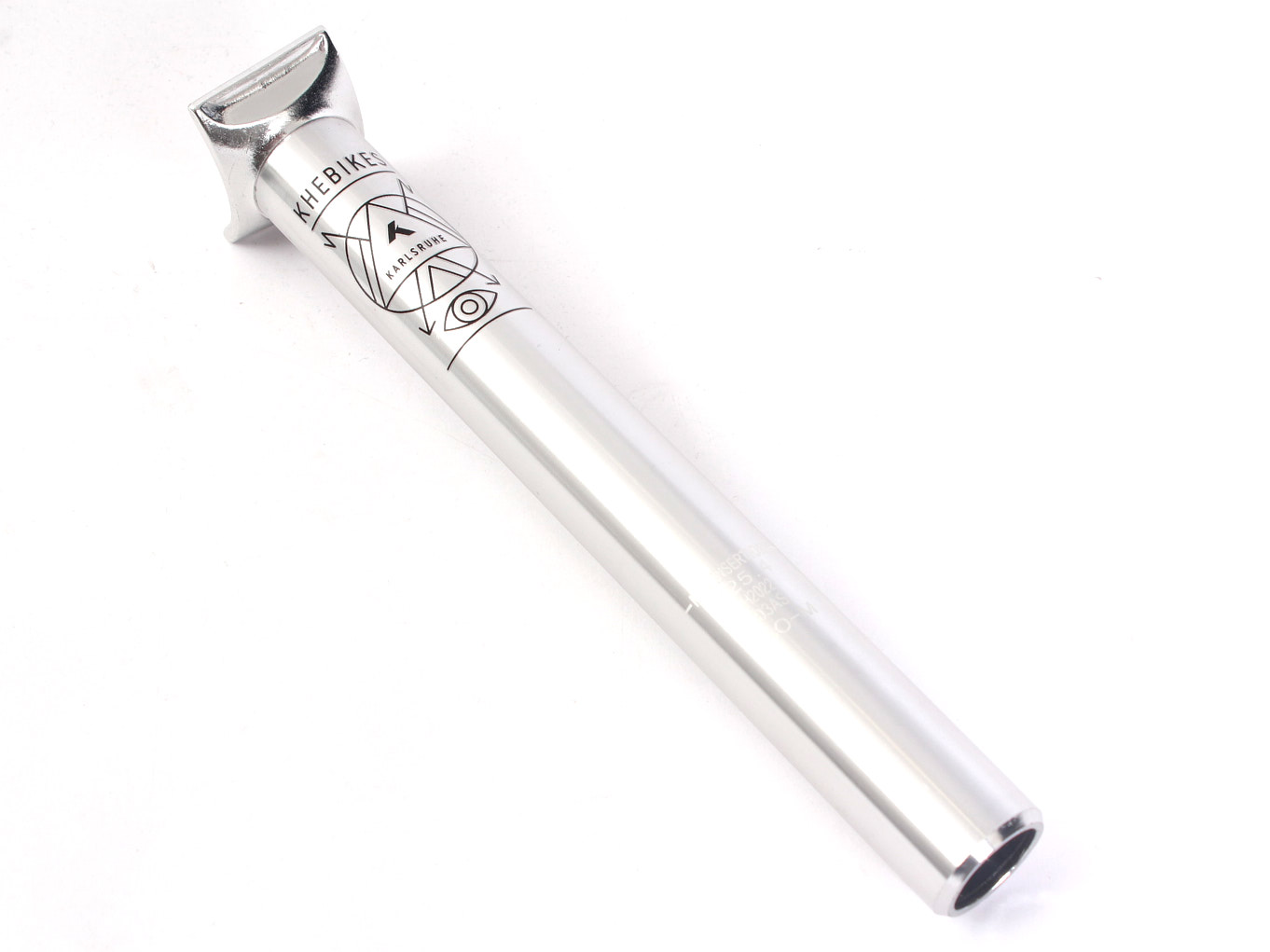 Sztyca BMX KHE Pivotal 25,4 × 200 mm, srebrna