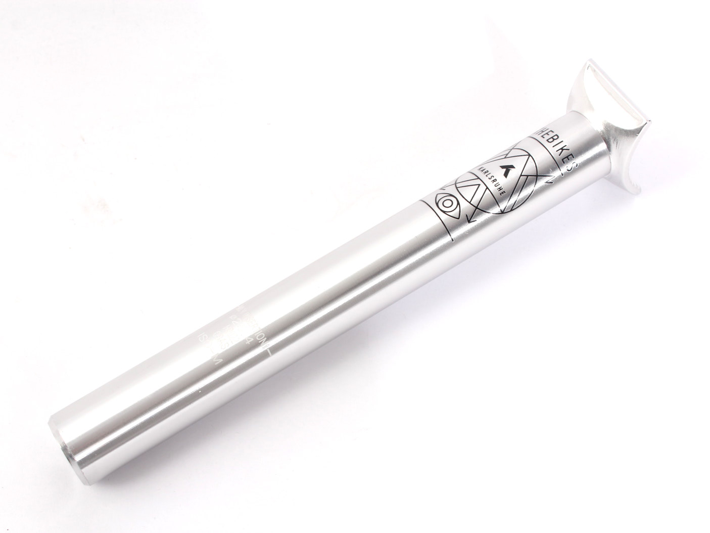 Sztyca BMX KHE Pivotal 25,4 × 200 mm, srebrna