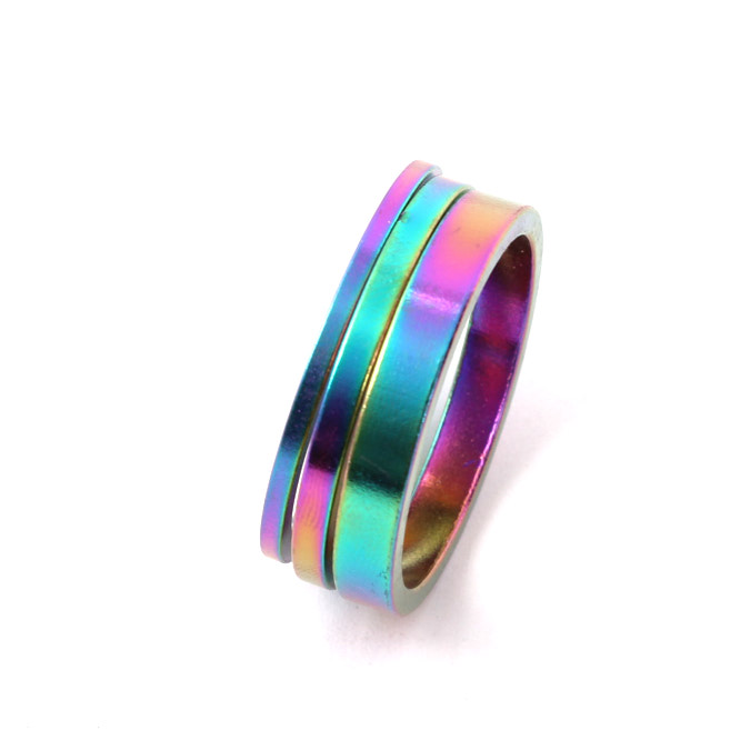 Dystanse sterów BMX KHE Oil Slick 1 1/8″, 3 szt.