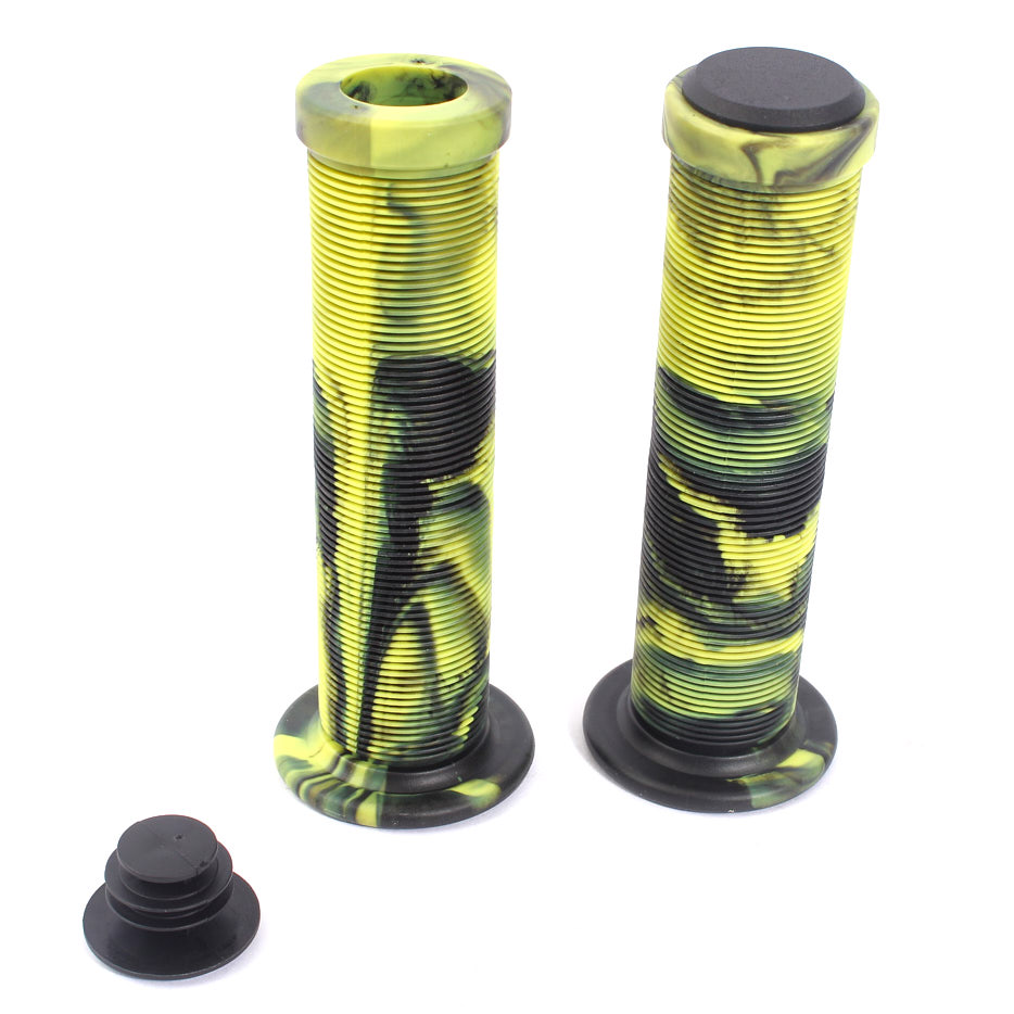 Chwyty BMX KHE ACME 2TONE 130 mm, czarno-żółte