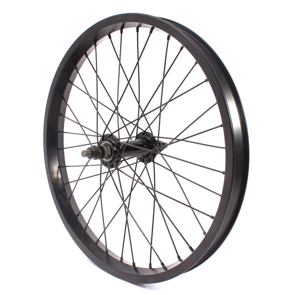 35mm breites BMX Vorderrad in Schwarz