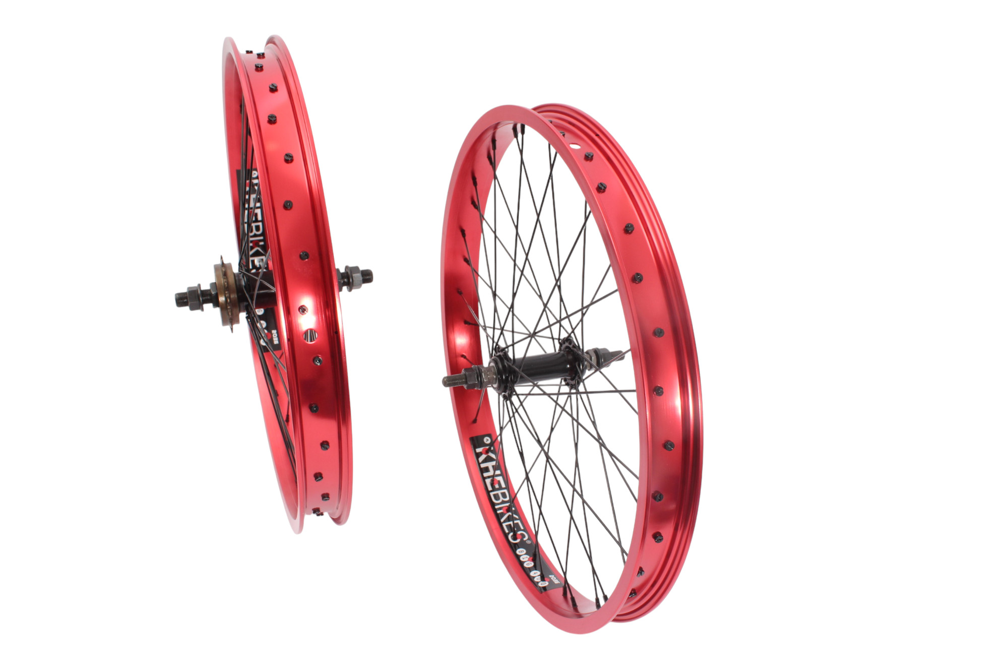 BMX Wheelset KHE PRISM 20 inch red