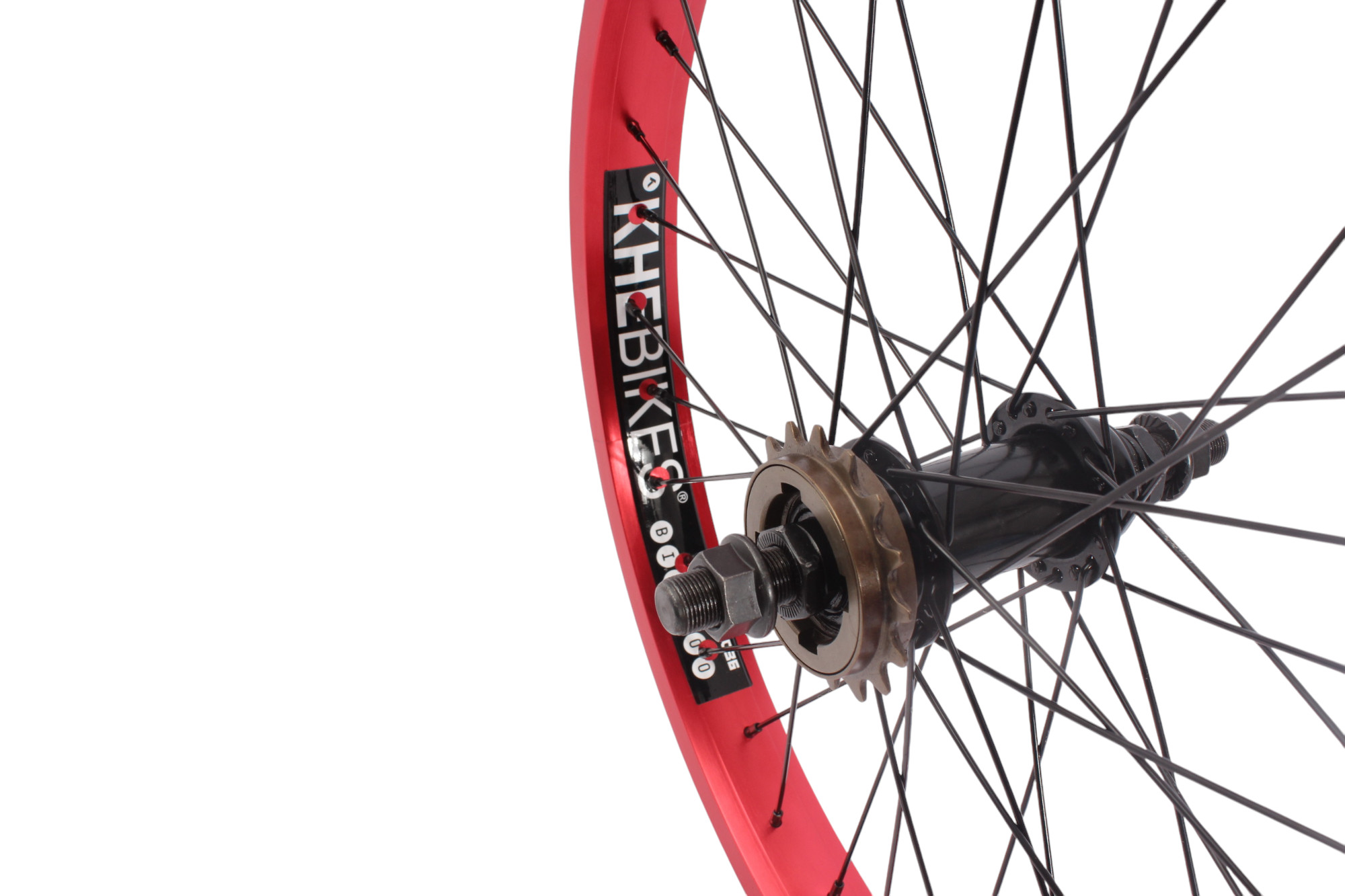 BMX Rear Wheel KHE PRISM 20 Inch Red
