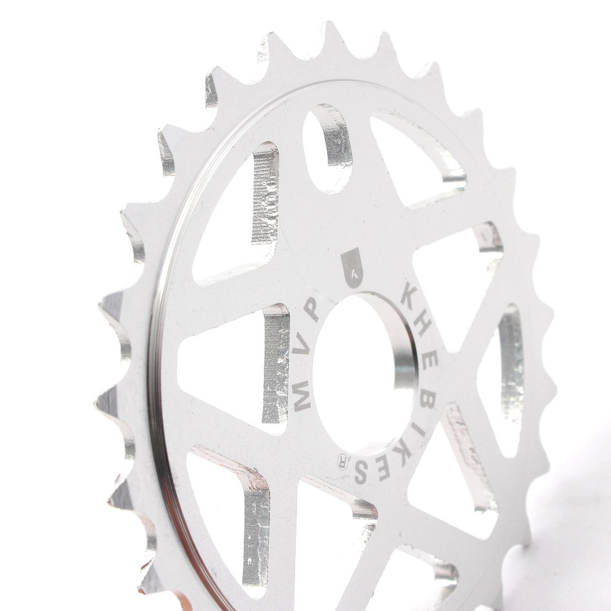 Zębatka BMX KHE MVP Alu 25T, matowe srebro