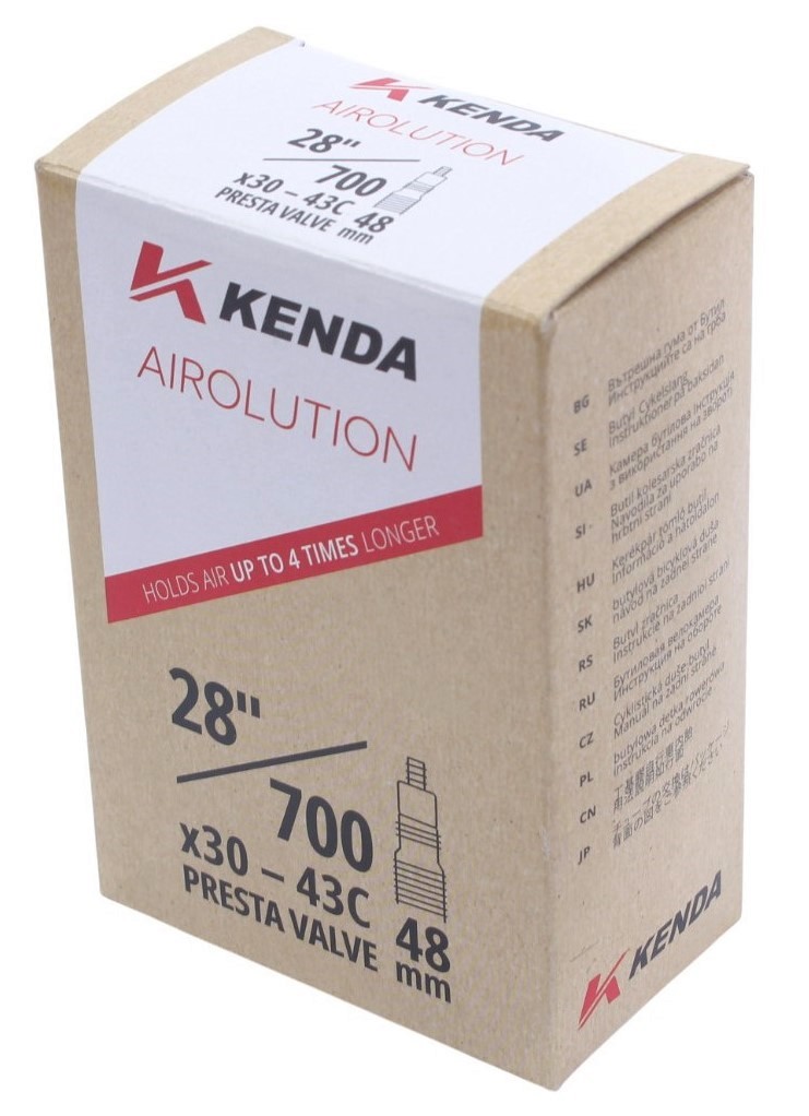 Bicycle Tube KENDA Airolution 28 Inch / 700 x 30 - 43C (48mm FV)