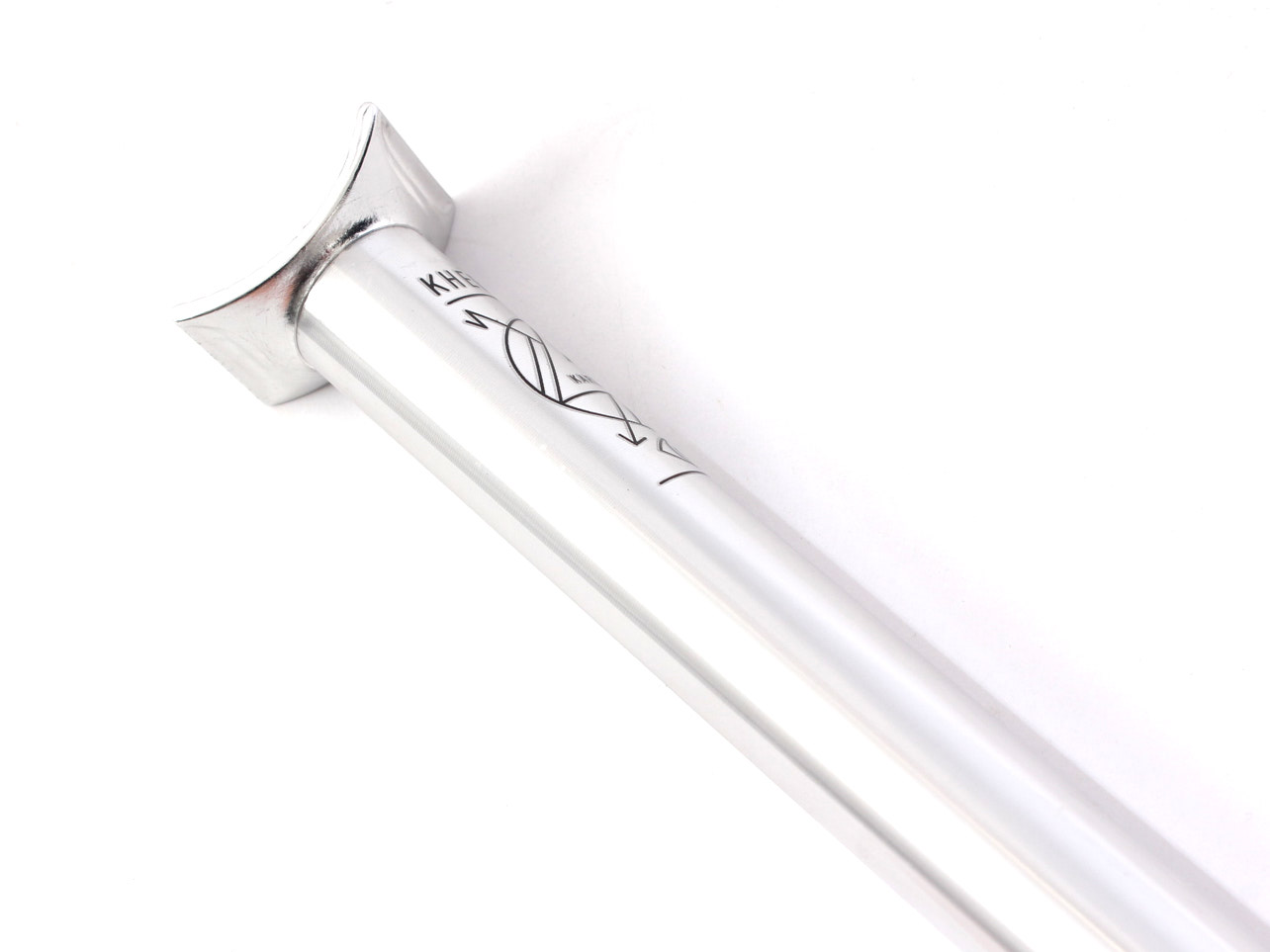Sztyca BMX KHE Pivotal 25,4 × 200 mm, srebrna