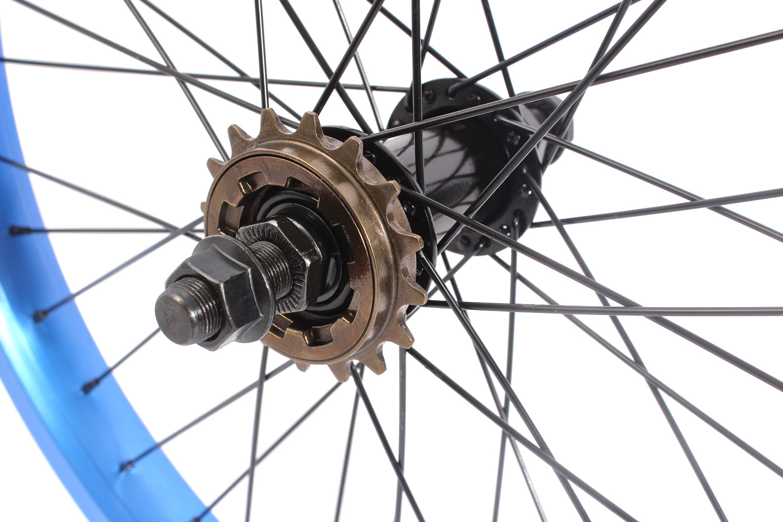 Tylne koło BMX KHE PRISM 20″, niebieskie